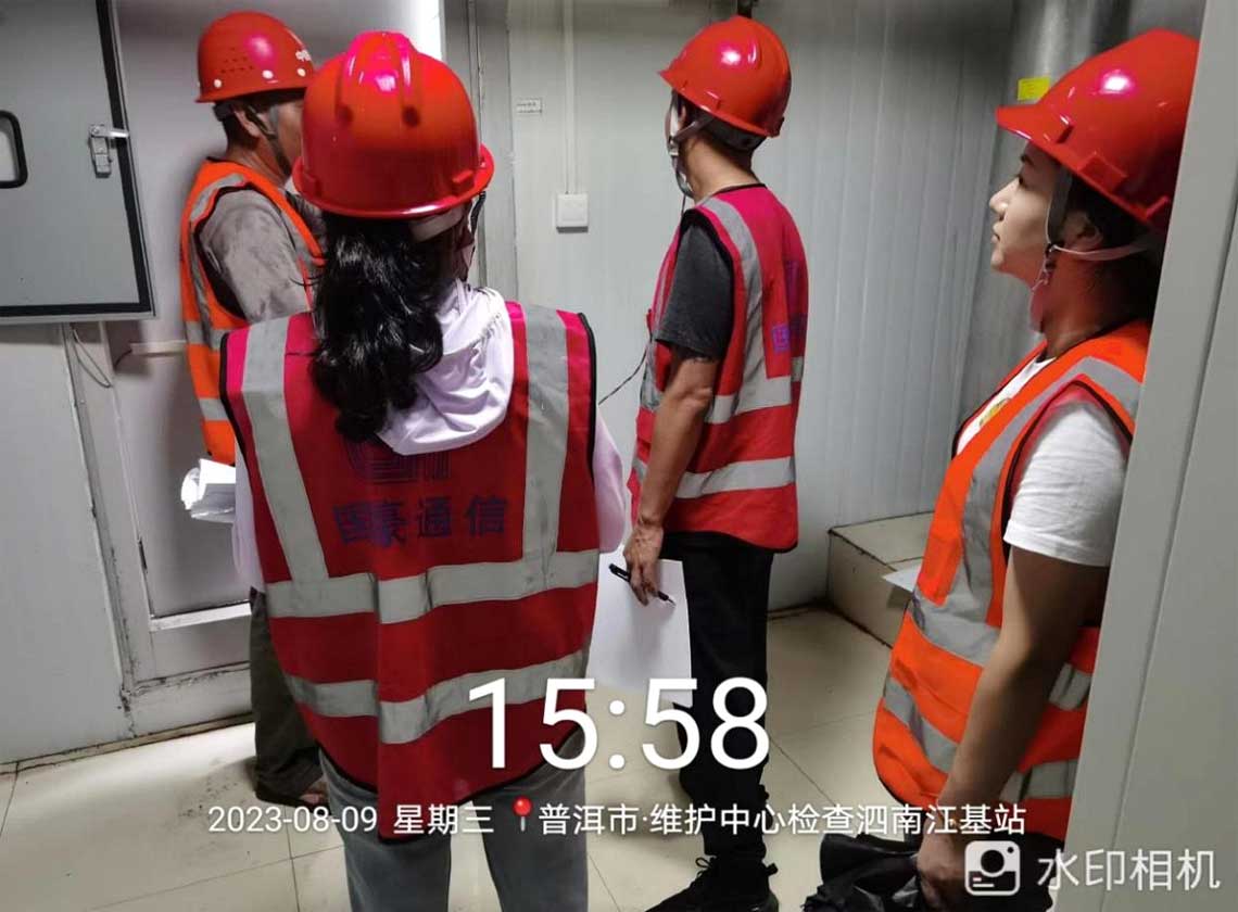 墨江泗南江基站安全查抄